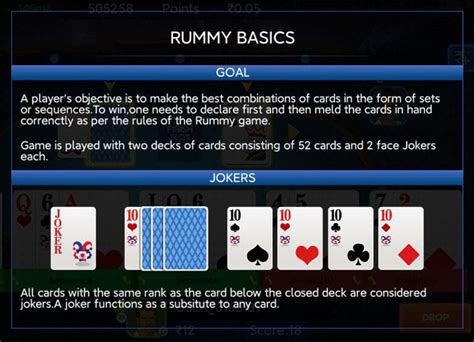 Rummy Basics .